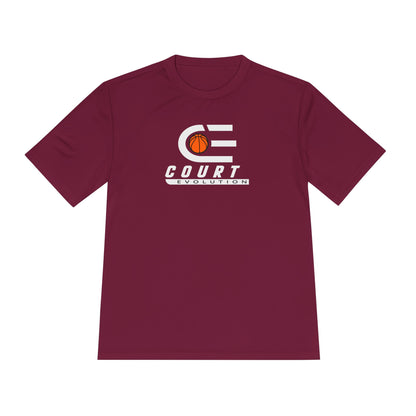 Court Evolution Logo Moisture Wicking Tee