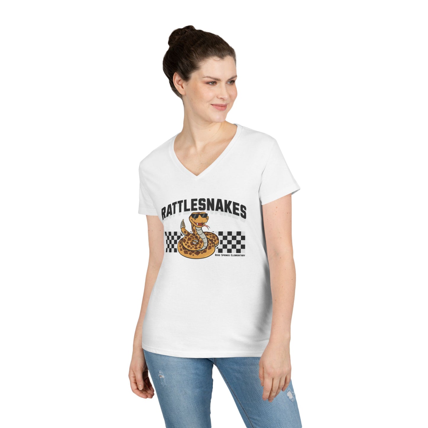 Rattlesnakes Ladies' V-Neck T-Shirt