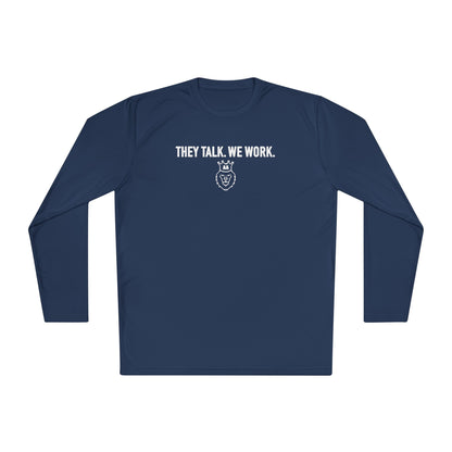 AA They Talk. We Work. Sport-Tek Long Sleeve
