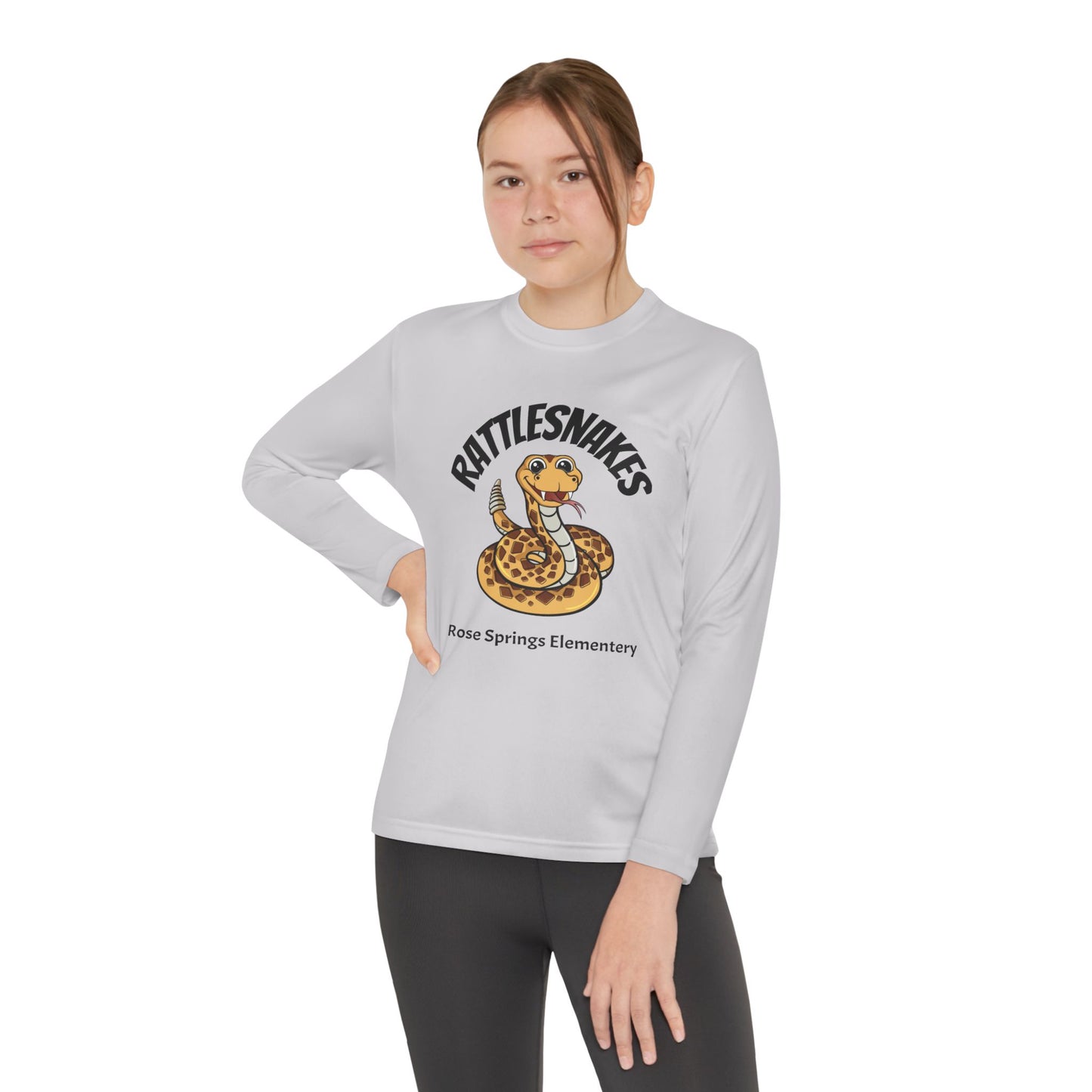 Rattlesnakes Youth Long Sleeve Competitor Tee