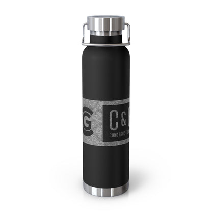 C&G Topo Insulated Bottle, 22oz