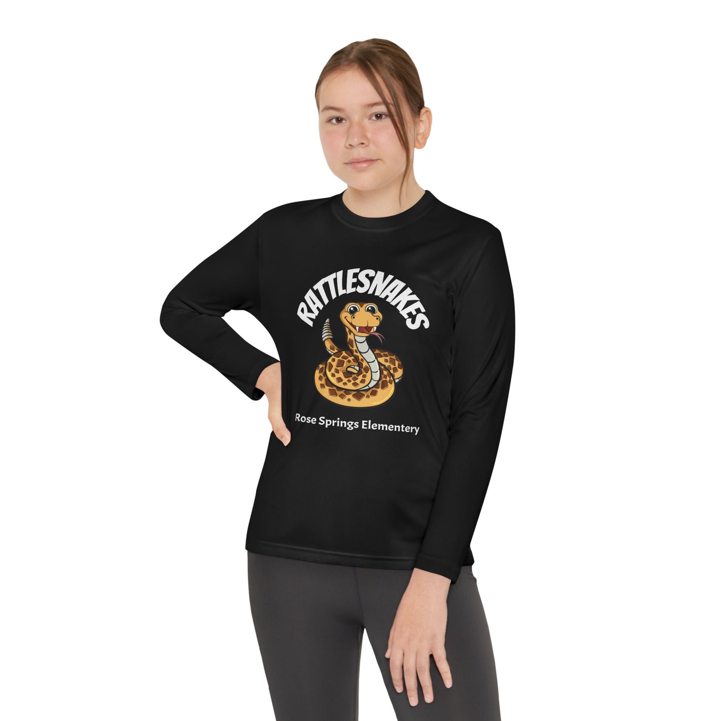 Rattlesnakes Youth Long Sleeve Competitor Tee