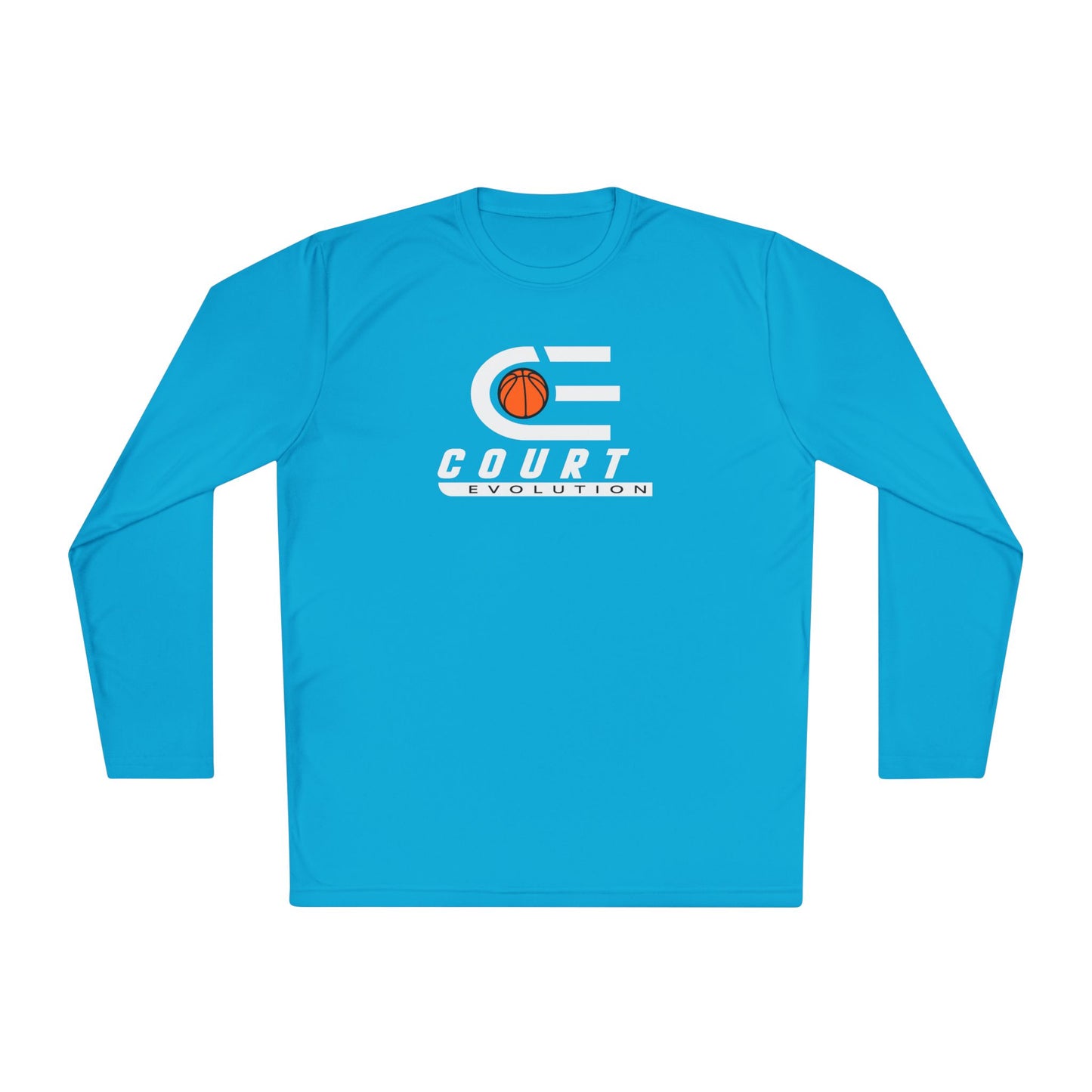 Court Evolution Logo Moisture-wicking LS Tee