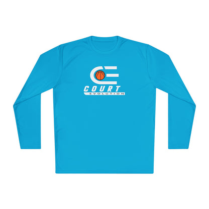 Court Evolution Logo Moisture-wicking LS Tee
