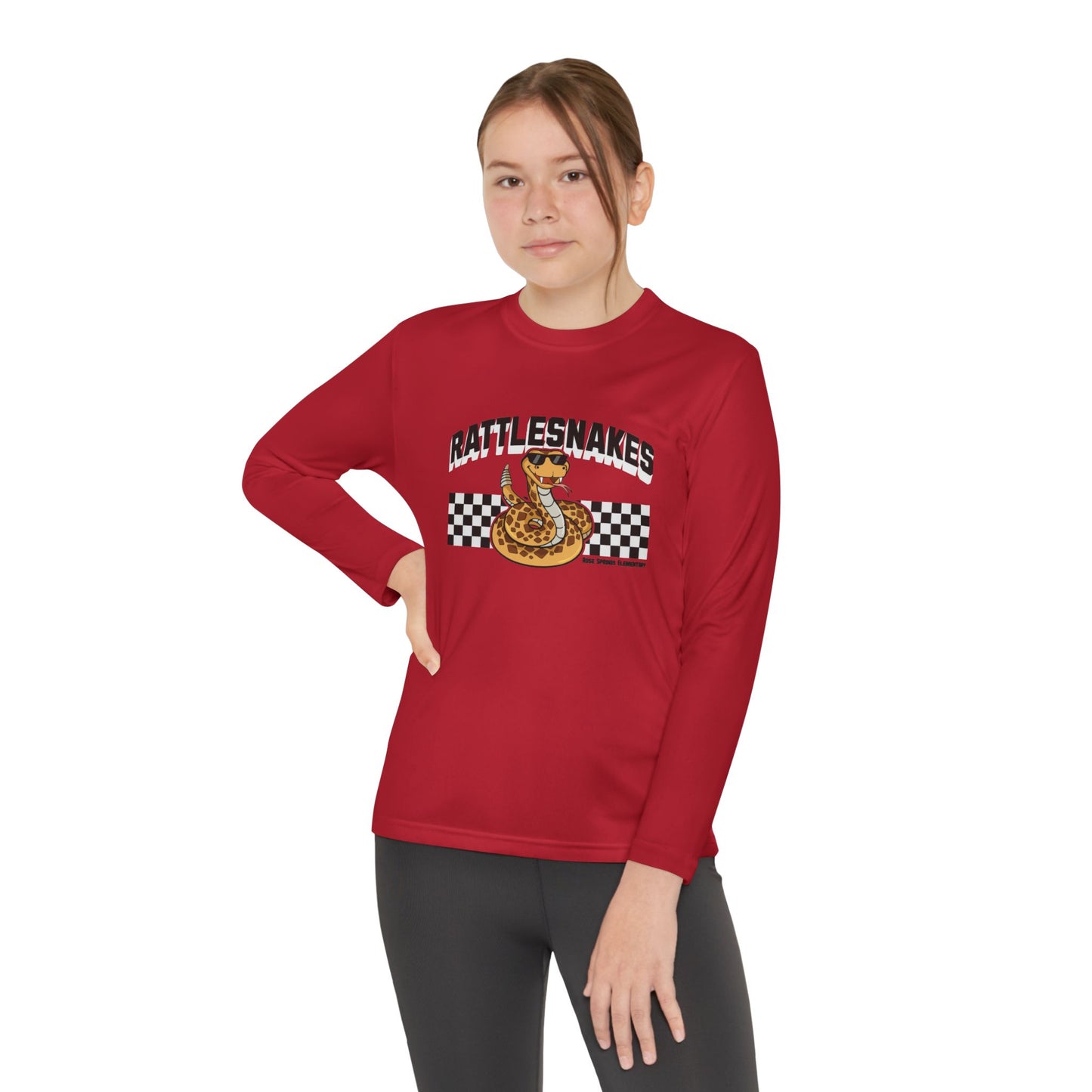 Rattlesnakes Youth Long Sleeve Competitor Tee