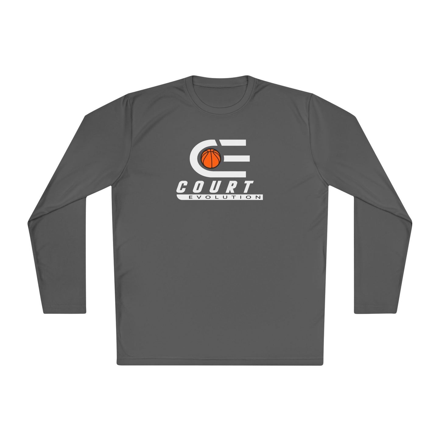 Court Evolution Logo Moisture-wicking LS Tee