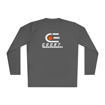 Court Evolution Logo Moisture-wicking LS Tee