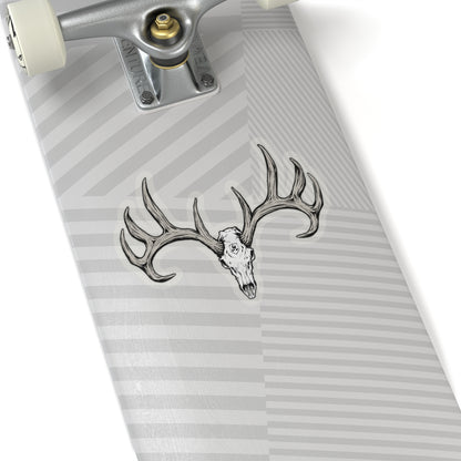 Whitetail Skull Sticker