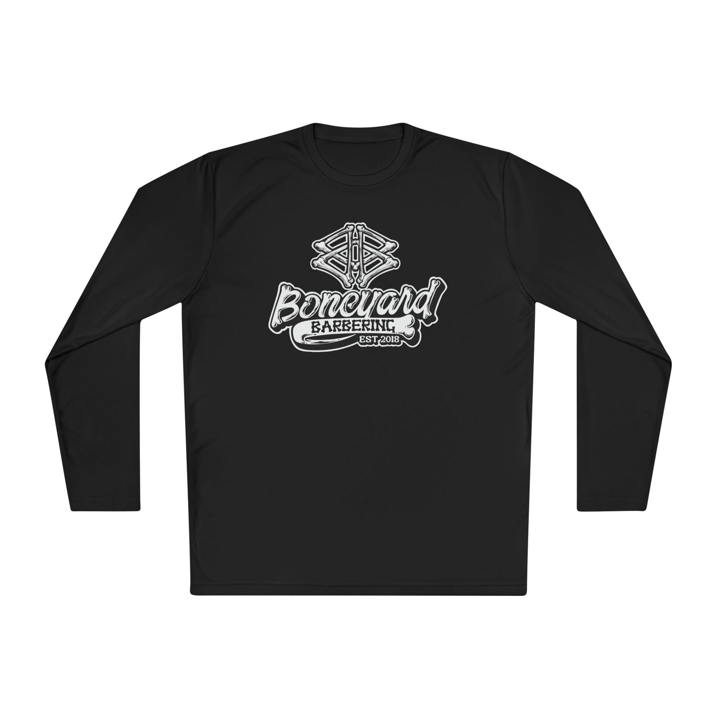 Boneyard Barbering Sport-Tek LS Logo Tee