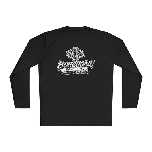 Boneyard Barbering Sport-Tek LS Logo Tee