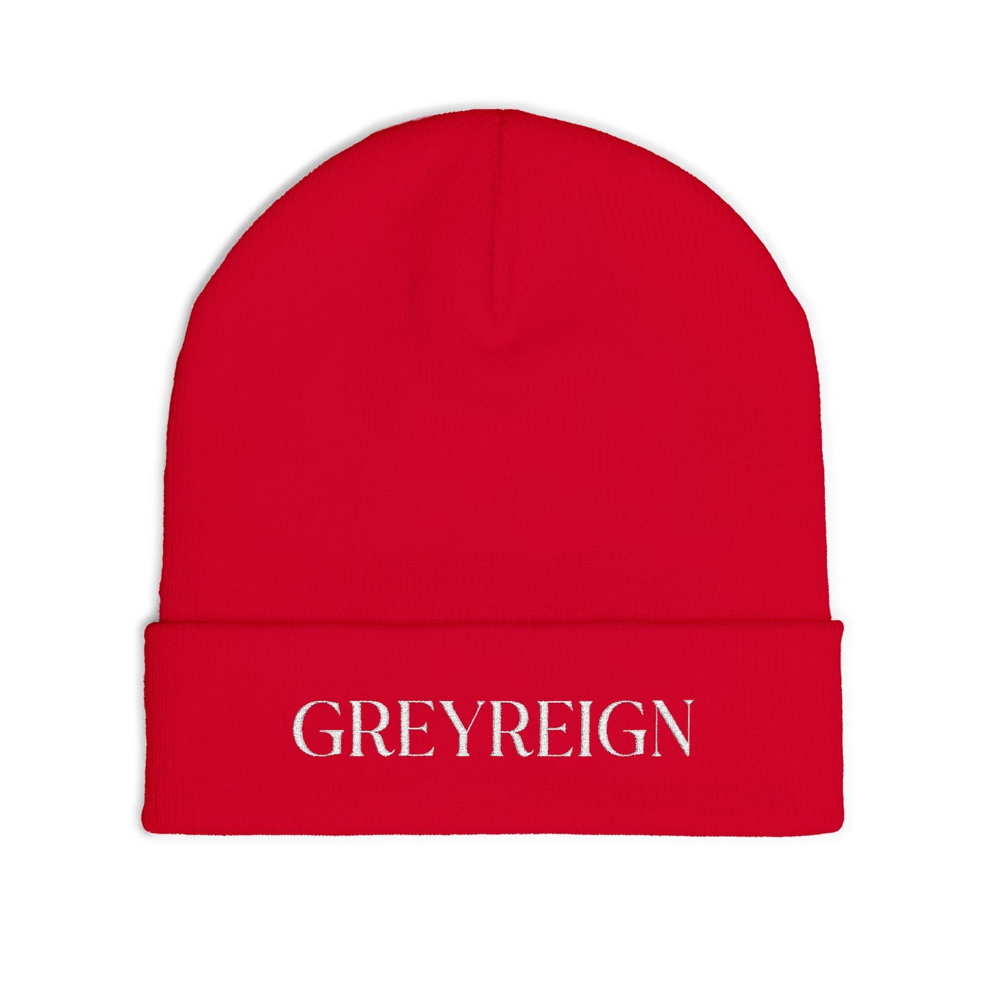 Grey Reign Knit Beanie