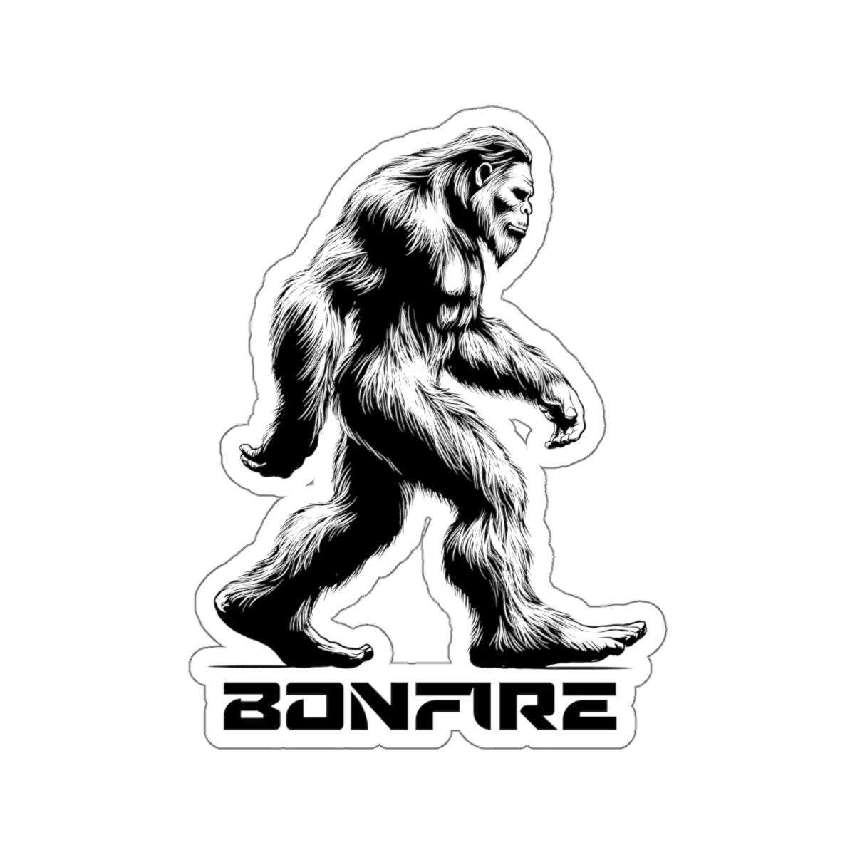 Squatch Walkin Sticker