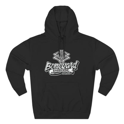 Boneyard Barbering Logo Hoodie