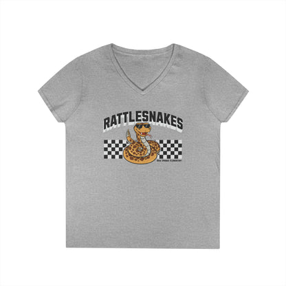 Rattlesnakes Ladies' V-Neck T-Shirt