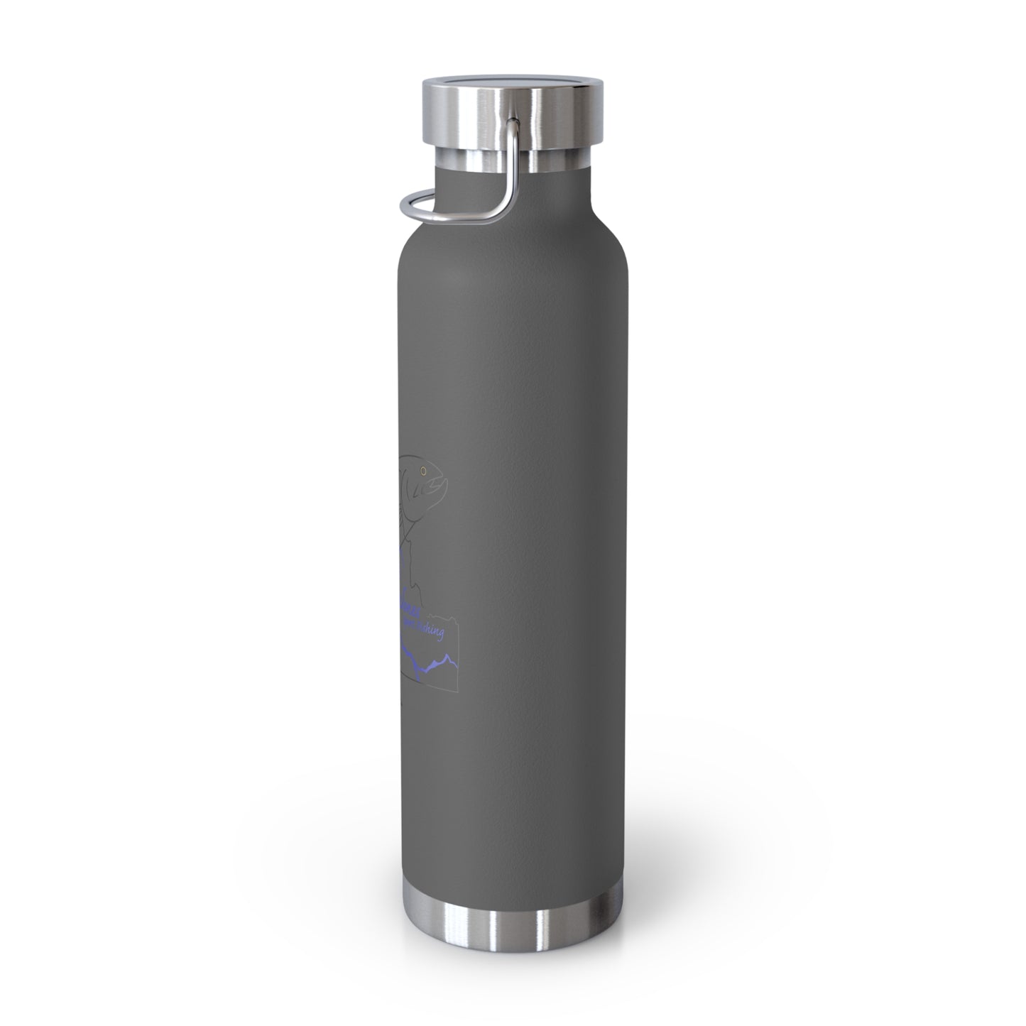 JSF Salmon Insulated Bottle, 22oz