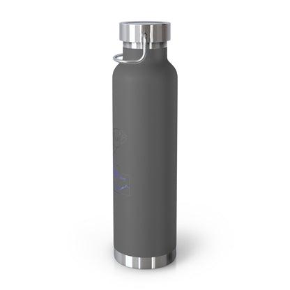 JSF Salmon Insulated Bottle, 22oz