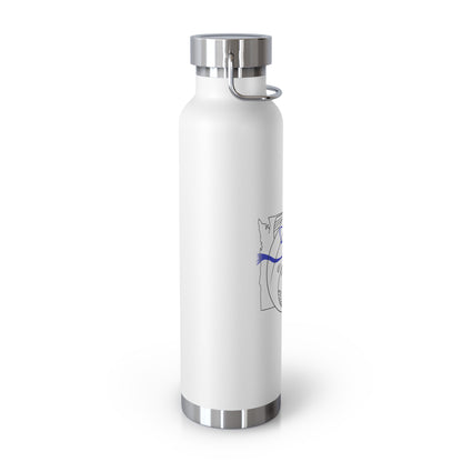 JSF Salmon Insulated Bottle, 22oz