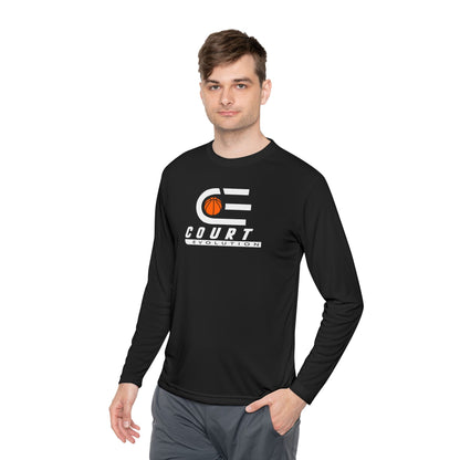 Court Evolution Logo Moisture-wicking LS Tee