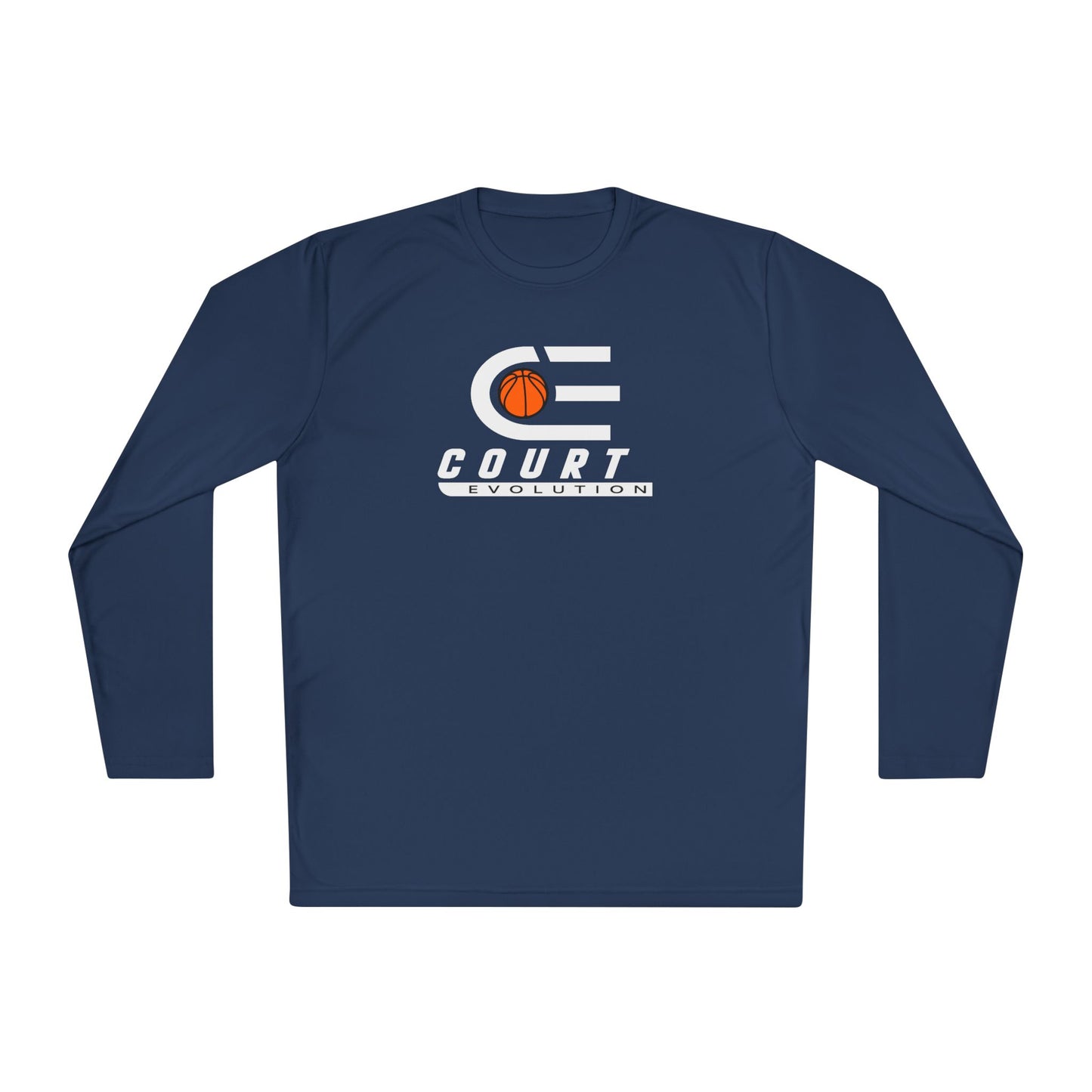 Court Evolution Logo Moisture-wicking LS Tee