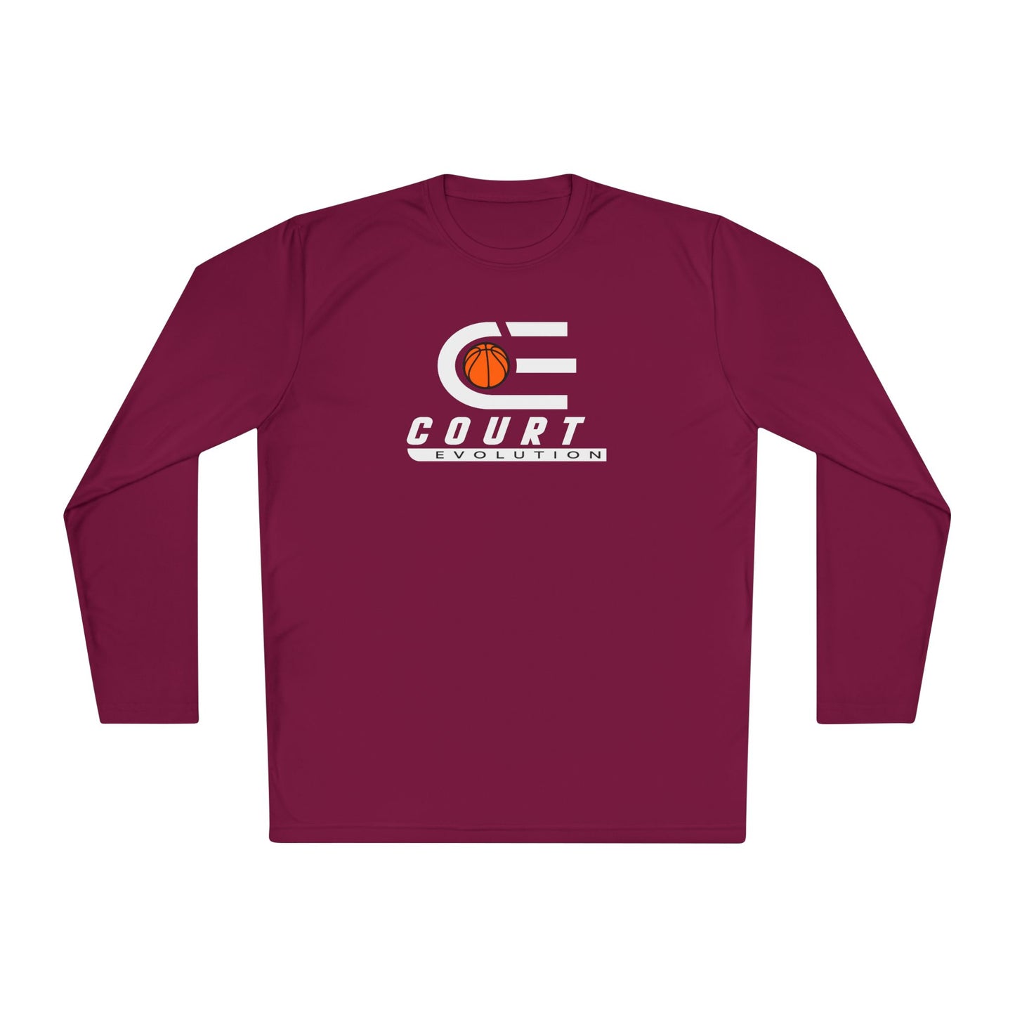 Court Evolution Logo Moisture-wicking LS Tee
