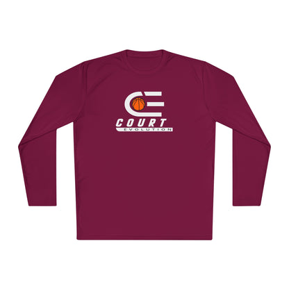 Court Evolution Logo Moisture-wicking LS Tee