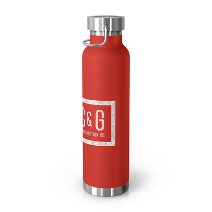 C&G Topo Insulated Bottle, 22oz