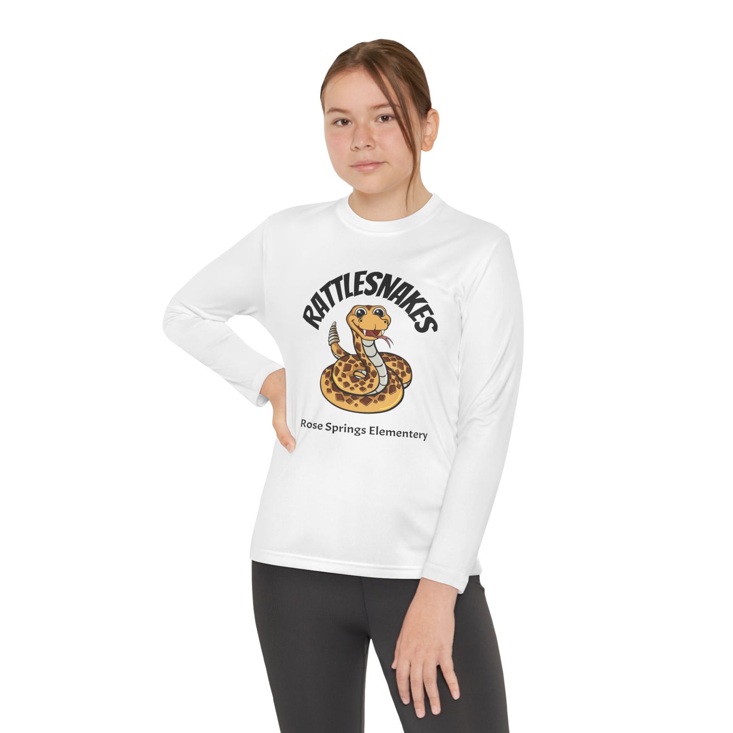 Rattlesnakes Youth Long Sleeve Competitor Tee