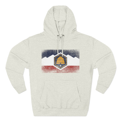 Beehive Statement Flag Hoodie