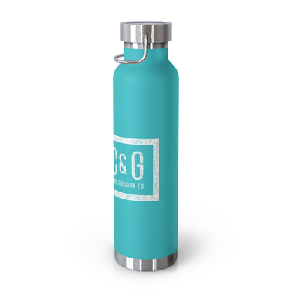 C&G Topo Insulated Bottle, 22oz