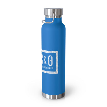 C&G Topo Insulated Bottle, 22oz