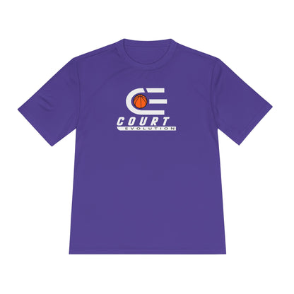 Court Evolution Logo Moisture Wicking Tee