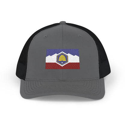 Beehive Statement Flag Snapback Cap