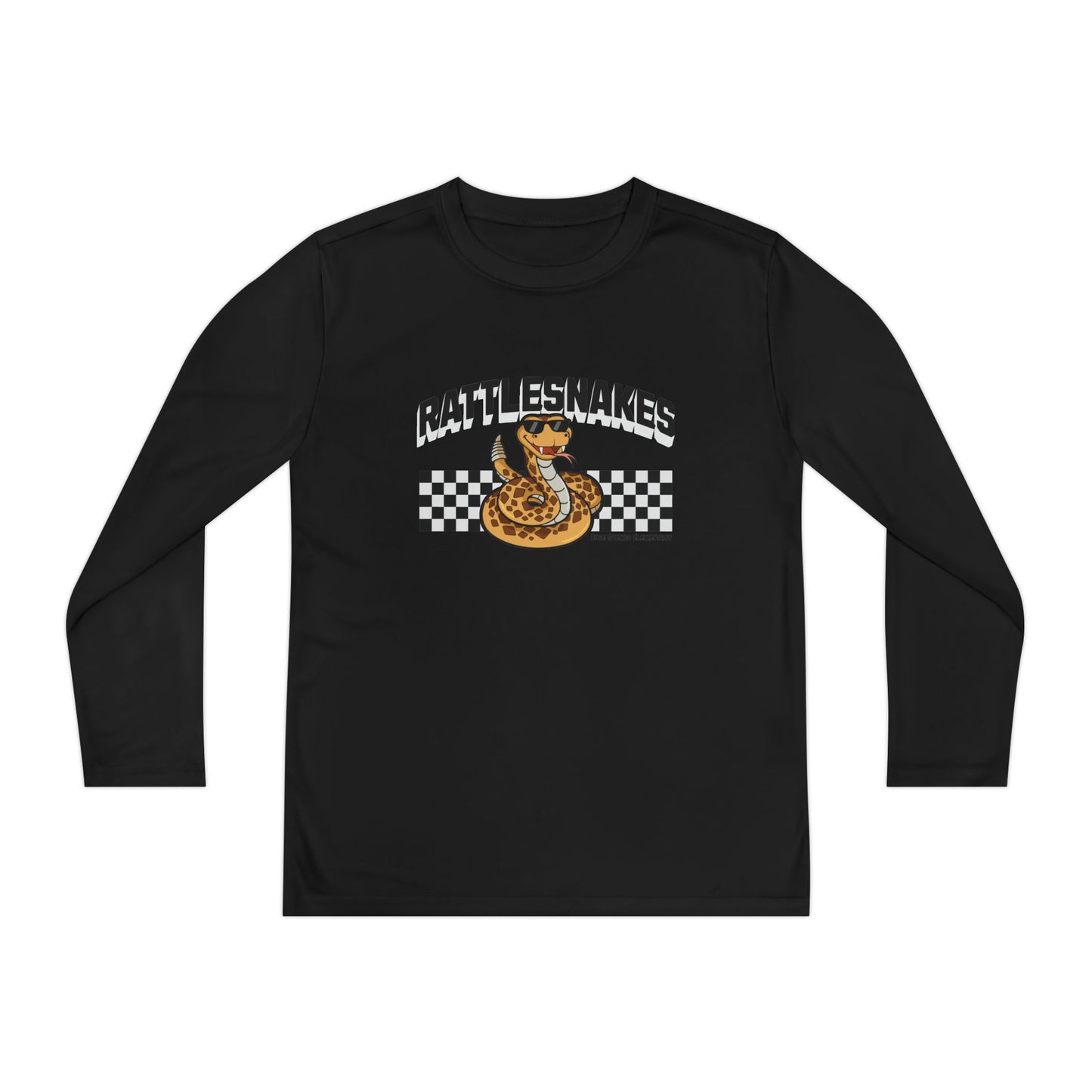 Rattlesnakes Youth Long Sleeve Competitor Tee