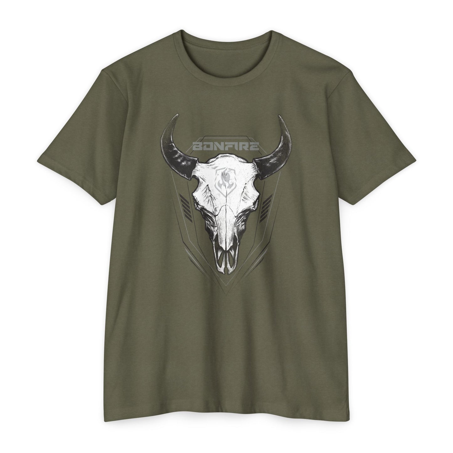 Bonfire Buffalo Skull Tee