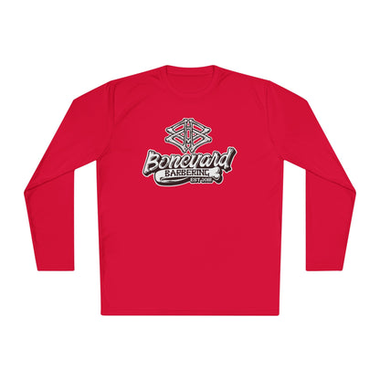 Boneyard Barbering Sport-Tek LS Logo Tee