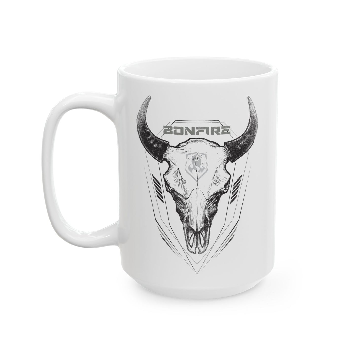 Bonfire Buffalo Skull Mug