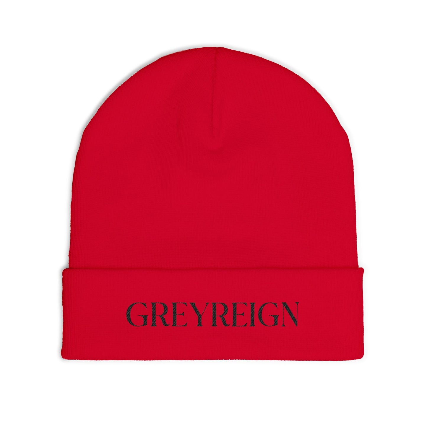 Grey Reign Knit Beanie