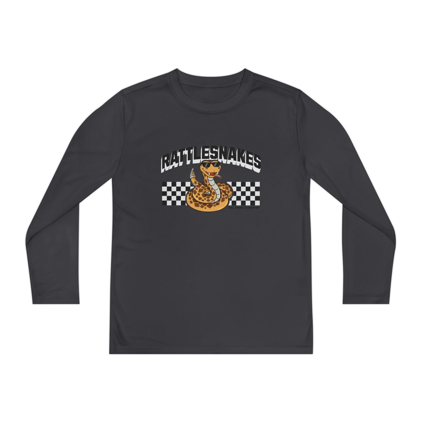 Rattlesnakes Youth Long Sleeve Competitor Tee