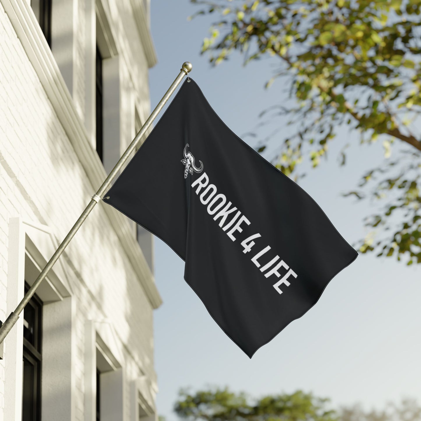 Rookie 4 Life Double Sided Flag