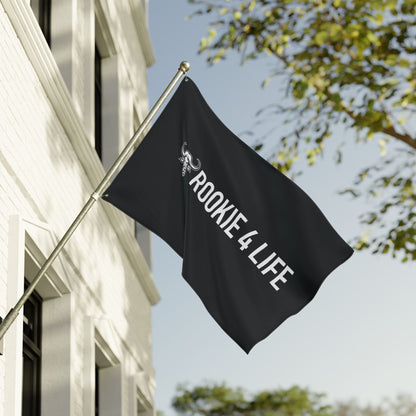 Rookie 4 Life Double Sided Flag