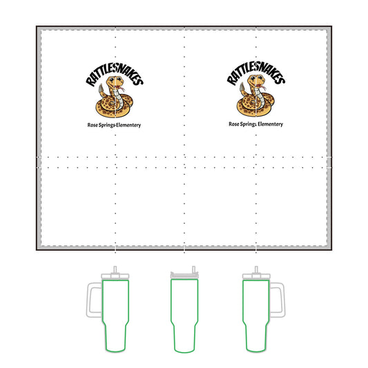 Rattlesnakes Vacuum Thermal Tumbler, 40oz