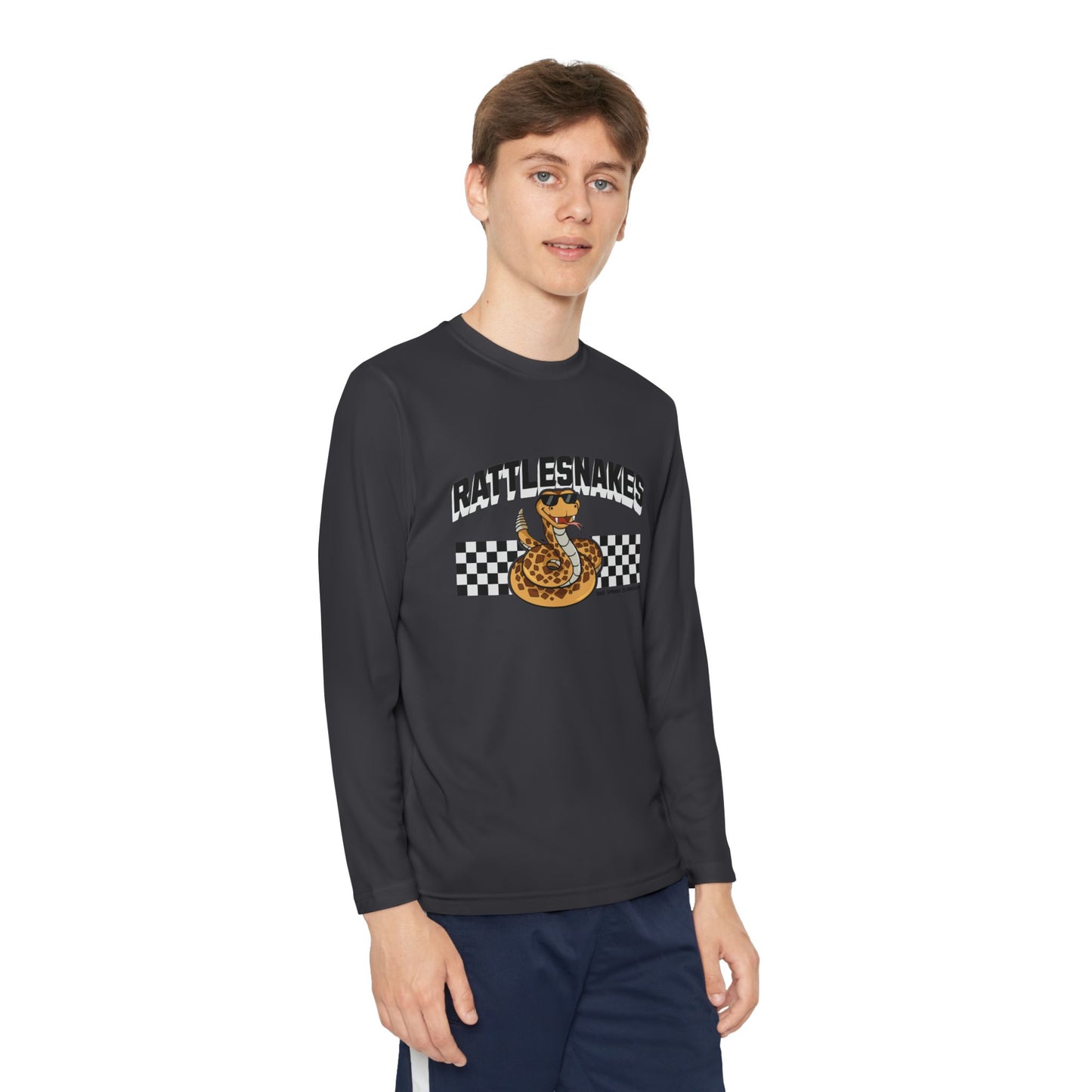 Rattlesnakes Youth Long Sleeve Competitor Tee