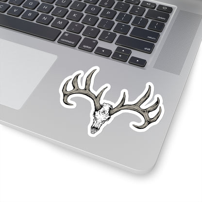 Whitetail Skull Sticker