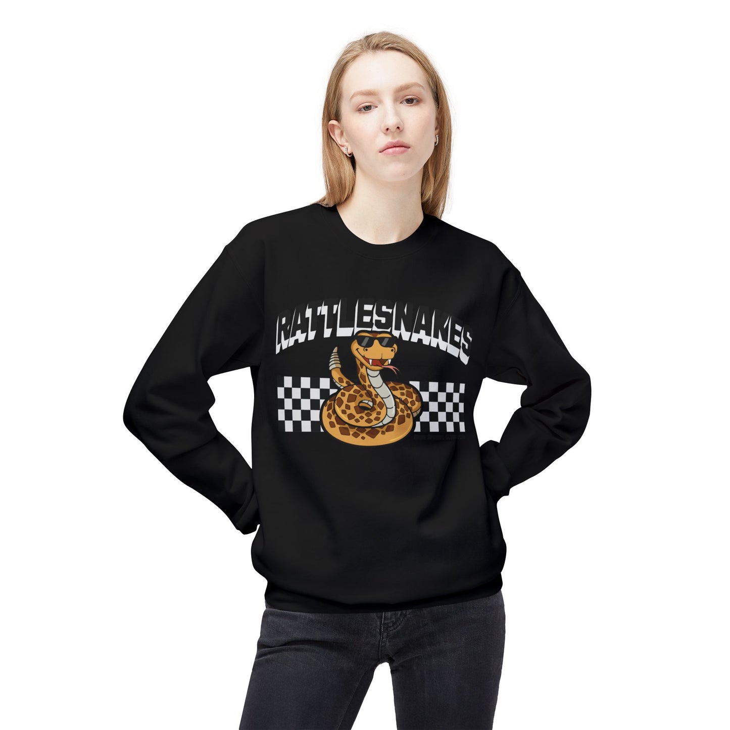 RattleSnakes Unisex Midweight Softstyle Fleece Crewneck Sweatshirt