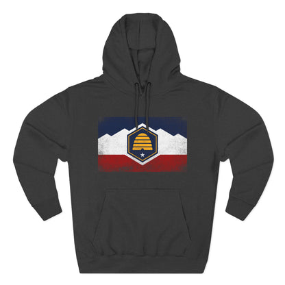 Beehive Statement Flag Hoodie