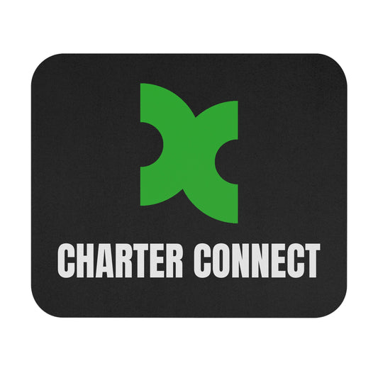 Charter Connect Rectangle Mouse Pad (Black)