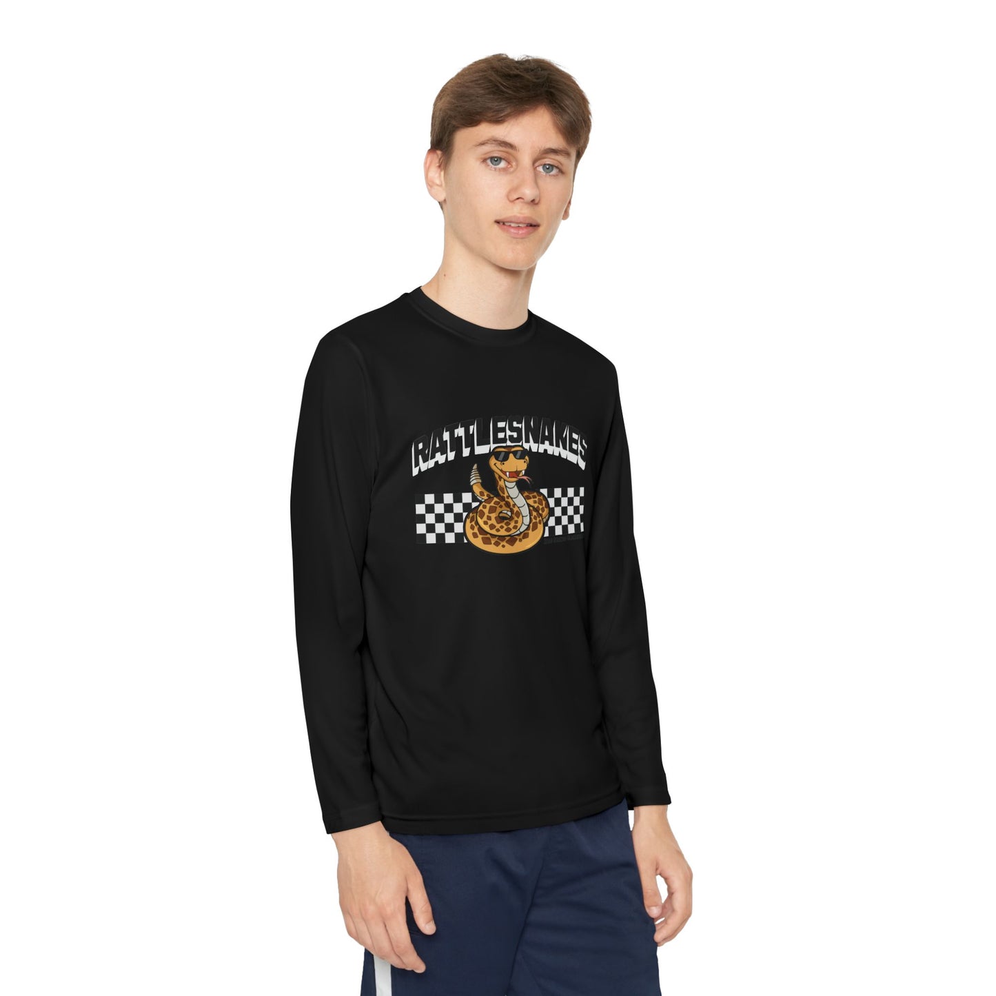 Rattlesnakes Youth Long Sleeve Competitor Tee