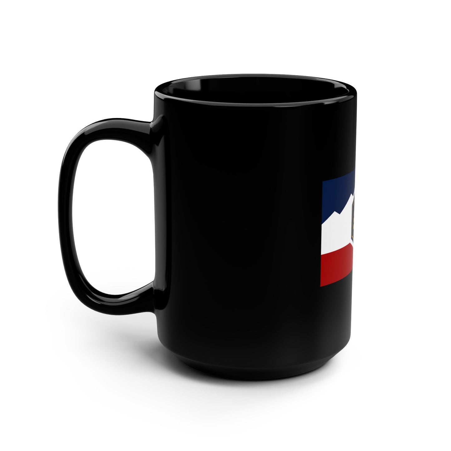 Beehive Statement Flag Mug (Black)