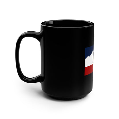 Beehive Statement Flag Mug (Black)