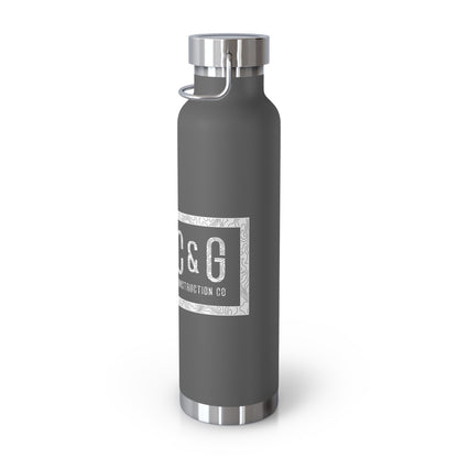 C&G Topo Insulated Bottle, 22oz